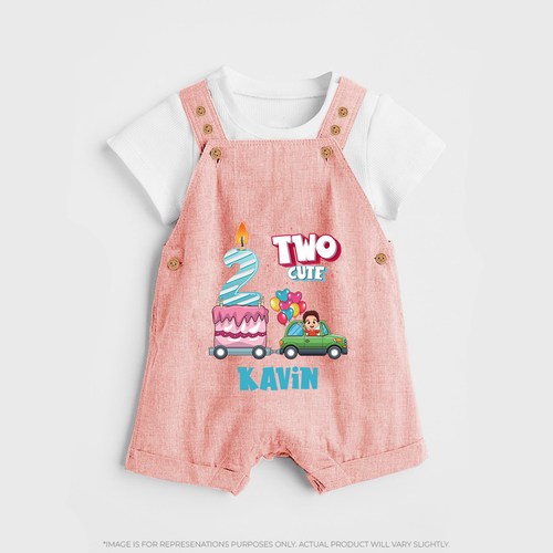 Baby Milestone Dungaree Set | Custom 2 Month Dungaree Set | Soft, Skin-Friendly Cotton