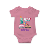 Monthly Milestone Baby Bodysuit -3rd Month | Personalized Print | Cute & Comfortable - ONION - New Born (Chest 14")