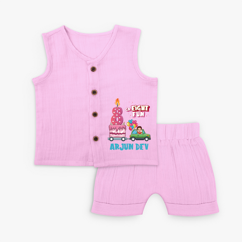 Monthly Milestone Baby Jabla Set -8th Month | Personalized Print | Cute & Comfortable