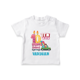 Baby Milestone T-Shirt | Custom 10 Month T-Shirt | Soft, Skin-Friendly Cotton - WHITE - 0-5 Months Old (Chest 17")
