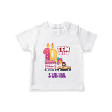 Celebrate 10 Month with Custom T-Shirt | Personalized Newborn Outfit | Soft Cotton Comfort - WHITE - 0-5 Months Old (Chest 17")