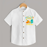 Custom Name Shirt for 3 Year Old | Comfortable Cotton Tee - WHITE - 0 - 6 Months Old (Chest 23")