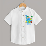 4 Year Old Birthday Shirt | Fun and Playful Custom Shirt - WHITE - 0 - 6 Months Old (Chest 23")