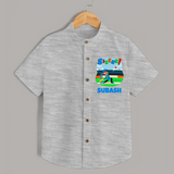 Cool Kids Shirt for 6 Year Old | Custom Birthday Shirt - GREY - 0 - 6 Months Old (Chest 23")