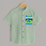 Cool Kids Shirt for 6 Year Old | Custom Birthday Shirt - MINT GREEN - 0 - 6 Months Old (Chest 23")