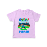 6th Birthday T Shirt for Kids | Trendy and Fun - LILAC - 0-5 Months Old (Chest 17")