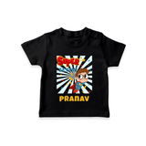 Custom 7 Year Old T Shirt | Personalized Birthday Tee - BLACK - 0-5 Months Old (Chest 17")