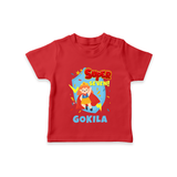 7th Birthday T Shirt | Fun Cotton Kids T Shirt - RED - 0-5 Months Old (Chest 17")