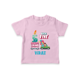 5th Birthday T Shirt | Cool Cotton Tee for Kids - BABY PINK - 0-5 Months Old (Chest 17")