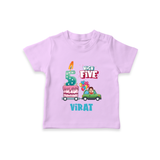5th Birthday T Shirt | Cool Cotton Tee for Kids - LILAC - 0-5 Months Old (Chest 17")