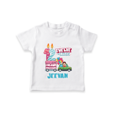 12th Birthday T Shirt for Kids | Name Printed T Shirt - WHITE - 0-5 Months Old (Chest 17")