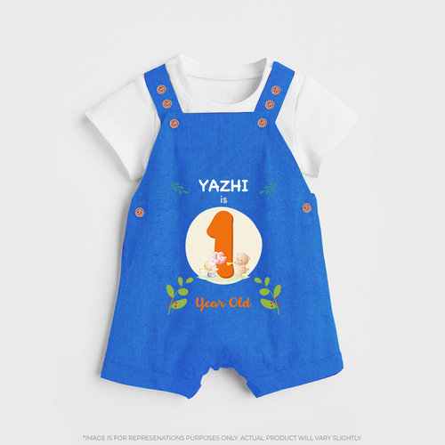 Customized Baby Dungaree Set | Celebrate 1st Year | Soft & Comfy Fit Dungaree Set