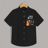 Cute Newborn Shirt for 6 Month | Custom Name & Style Options - BLACK - 0 - 6 Months Old (Chest 23")