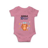 Cute Newborn Romper/Onesie for 10 Month | Custom Name & Style Options - ONION - New Born (Chest 14")