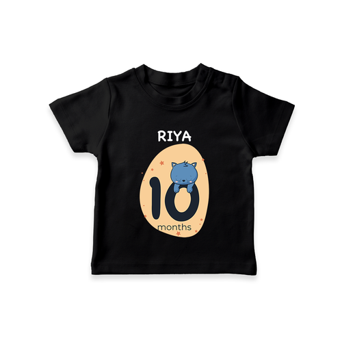 Baby T-Shirt Birthday Outfit - 10th Month | Personalized T-Shirt | Cozy Cotton Fabric