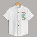 Celebrate Baby's 2nd Month | Custom Shirt | Premium Cotton - WHITE - 0 - 6 Months Old (Chest 23")