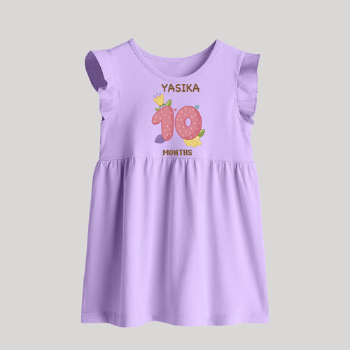 Celebrate Baby's 10th Month | Custom Baby Frock | Premium Cotton