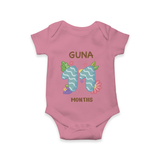 Celebrate Baby's 11th Month | Custom Romper/Onesie | Premium Cotton - ONION - New Born (Chest 14")