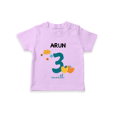 3 Month Old Baby Clothing | Custom T-Shirt Design | Ideal for Gifting - LILAC - 0-5 Months Old (Chest 17")