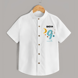 9 Month Old Baby Clothing | Custom Shirt Design | Ideal for Gifting - WHITE - 0 - 6 Months Old (Chest 23")