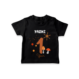 Celebrate The 12th Month Birthday Custom T-Shirt, Personalized with your Baby's name - BLACK - 0 - 5 Months Old (Chest 17")