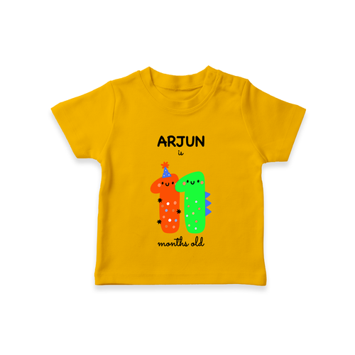 Milestone T-Shirt for 11th Month | Soft Cotton Personalized T-Shirt | Unisex Design