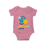 9th Month Baby Outfit | Personalized Romper/Onesie for Newborn | Milestone Gift Idea - ONION - New Born (Chest 14")