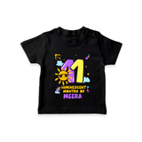 11th Month Baby Outfit | Personalized T-Shirt for Newborn | Milestone Gift Idea - BLACK - 0-5 Months Old (Chest 17")