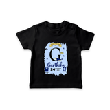Personalized Birthday Stat T-shirt | Custom Baby T-shirt with Birth Date, Time, and Weight - BLACK - 0-5 Months Old (Chest 17")