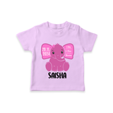 My First Birthday Stats T-shirt | Custom T-shirt with Birth Details - LILAC - 0-5 Months Old (Chest 17")