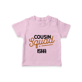 Tiny Cousin Team T-Shirt | Personalized Infant Apparel - BABY PINK - 0-5 Months Old (Chest 17")