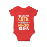Little Cousin Tribe Romper / Onesie | Adorable Matching Wear - RED - New Born (Chest 14")