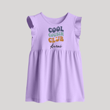 Baby Cousin Bond Baby Frock | Custom Name Options - LILAC - 0 - 3 Months Old (Chest 17")