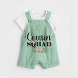 Cousin Joy Dungaree Set Outfit | Perfect for Family Gatherings - MINT GREEN - 0 - 5 Months Old (Chest 18")