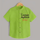 Cousin Joy Shirt Outfit | Perfect for Family Gatherings - LIME GREEN - 0 - 6 Months Old (Chest 23")