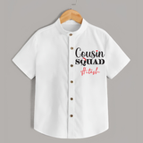 Cousin Joy Shirt Outfit | Perfect for Family Gatherings - WHITE - 0 - 6 Months Old (Chest 23")