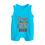 Baby Cousin Gang Romper Suit / Sleeveless Romper | Comfortable and Cute - SKY BLUE - 0 - 5 Months Old (Chest 18")