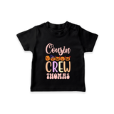 Baby Cousin Gang T-Shirt | Comfortable and Cute - BLACK - 0-5 Months Old (Chest 17")