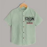 Cousin Vibes Only Shirt | Festive Wear for Babies - MINT GREEN - 0 - 6 Months Old (Chest 23")