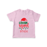 Cousin Stars T-Shirt | Personalized Clothing for Infants - BABY PINK - 0-5 Months Old (Chest 17")
