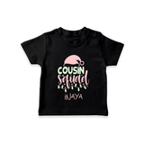 Cousin Stars T-Shirt | Personalized Clothing for Infants - BLACK - 0-5 Months Old (Chest 17")