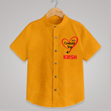 Cousin Delight Shirt | Customizable Baby Apparel - CHROME YELLOW - 0 - 6 Months Old (Chest 23")
