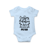 Cousin Adventures Romper / Onesie Outfit | Soft and Breathable - BABY BLUE - New Born (Chest 14")