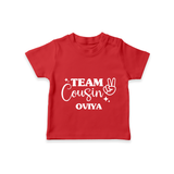Cousin Circle T-Shirt | Matching Outfits for Little Ones - RED - 0-5 Months Old (Chest 17")