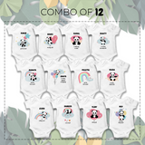 A Onesie For Every Milestone | Personalised Milestone Baby Onesie Combo Pack