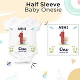 12-Month Personalized Monthly Baby Onesie Combo Pack