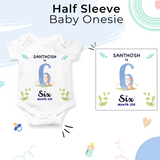 A Onesie For Every Month | 12-Month Personalized Monthly Baby Onesie Combo Pack