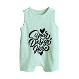 Design Your Own Baby Button Romper – Custom Sleeveless Romper Suit