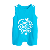 Design Your Own Baby Button Romper – Custom Sleeveless Romper Suit