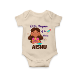 Little Deepam Diwali Romper - IVORY - New Born (Chest 14")